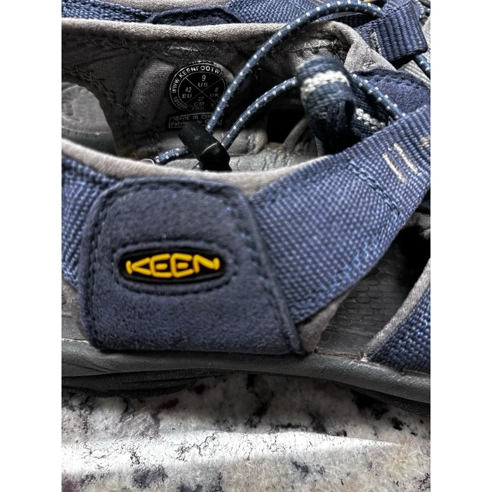 KEEN Newport H2 Shoes Mens‎ Size 9 Blue Waterproof Sandals Hiking Outdoor Trail